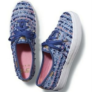 Keds x Malhia Kent triple platform casual snakers.
